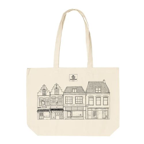 Breiter Canvas Shopper ecru - Bild 1
