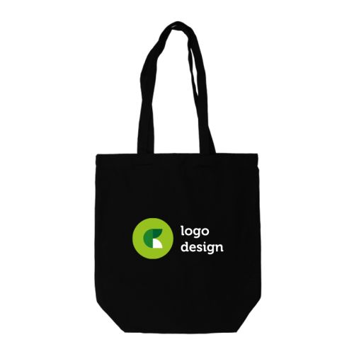 Canvas Shopper klein schwarz - Bild 4