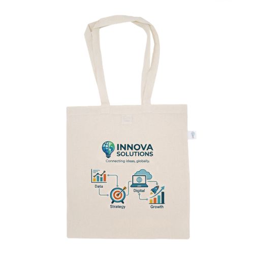 Full-Colour-Tragetasche aus recycelter Baumwolle - Bild 1