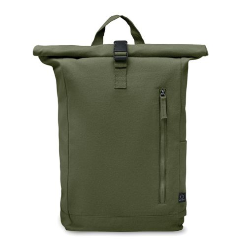 Rolltop-Rucksack recycelte Baumwolle - Bild 7