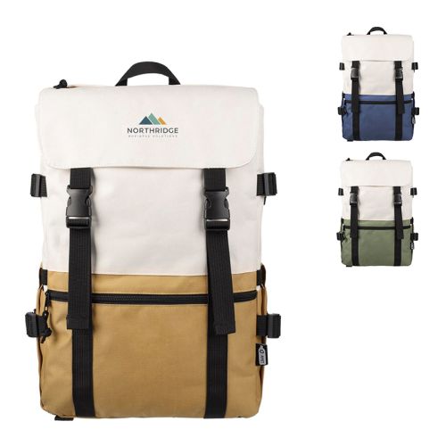RPET-Rucksack mit Laptopfach - Bild 1