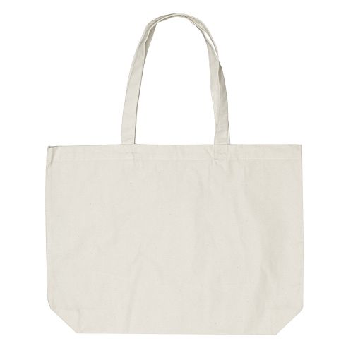 Breiter Canvas Shopper | Ecru - Bild 2