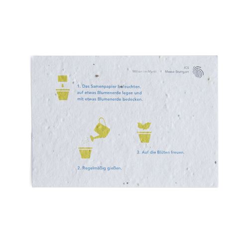 Visitenkarten aus Samenpapier - Image 3