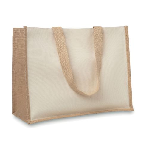 Einkaufstasche Canvas und Jute  - Bild 3