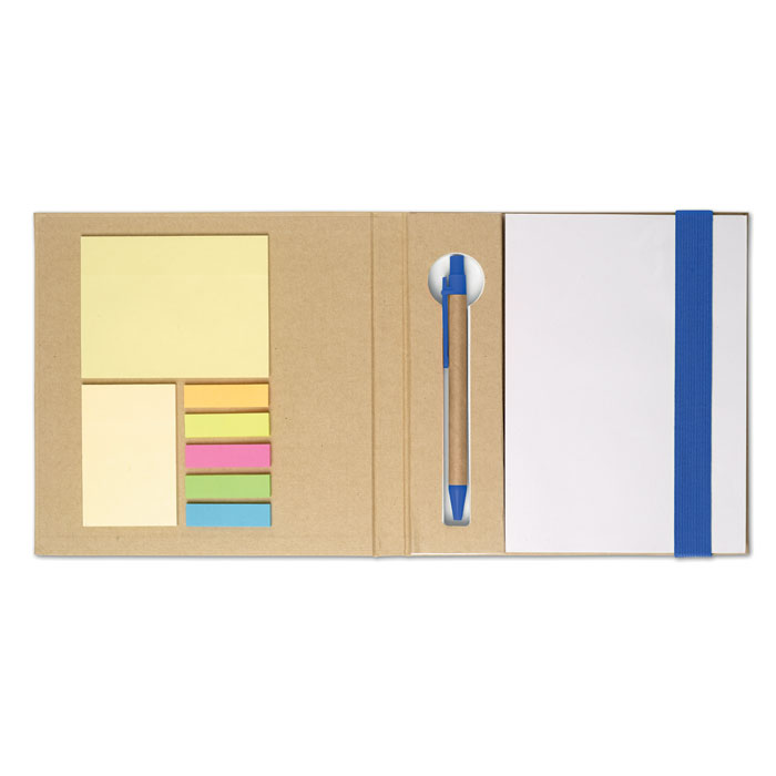Recyceltes Notizbuch mit Haftnotizen - Bild 3